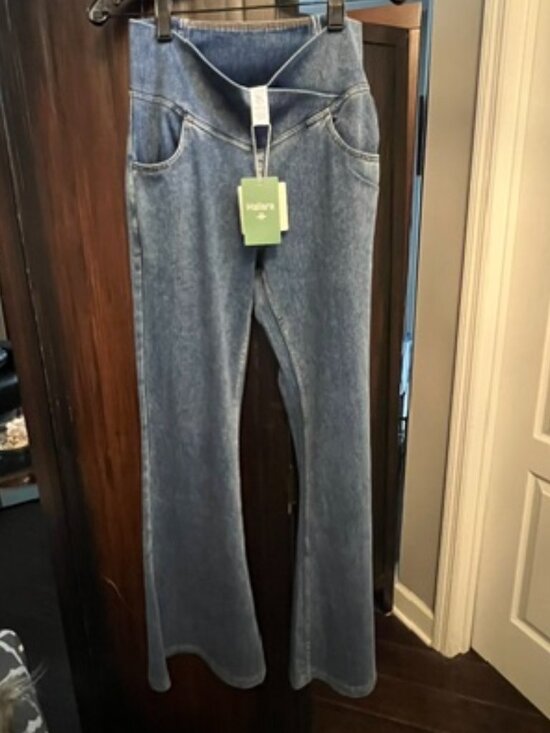 HALARA Pants - NWT Halara Flex Denim Bootcut Jeans Tummy Control Stretch Medium